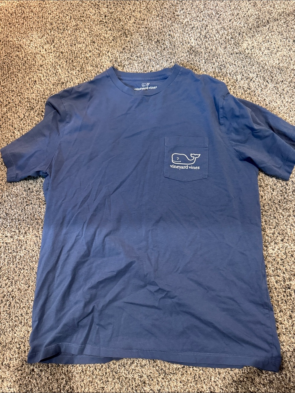 Vineyard Vines Navy Blue Coastal Graphic Tee - Picture 2 of 3